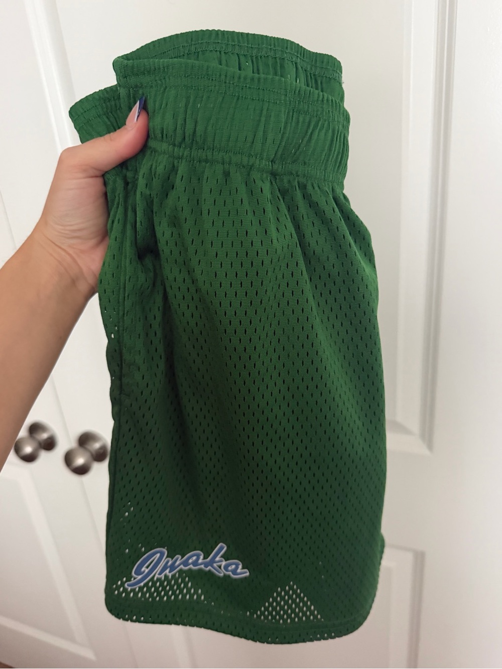 Inaka Power Green Athletic Mesh Shorts